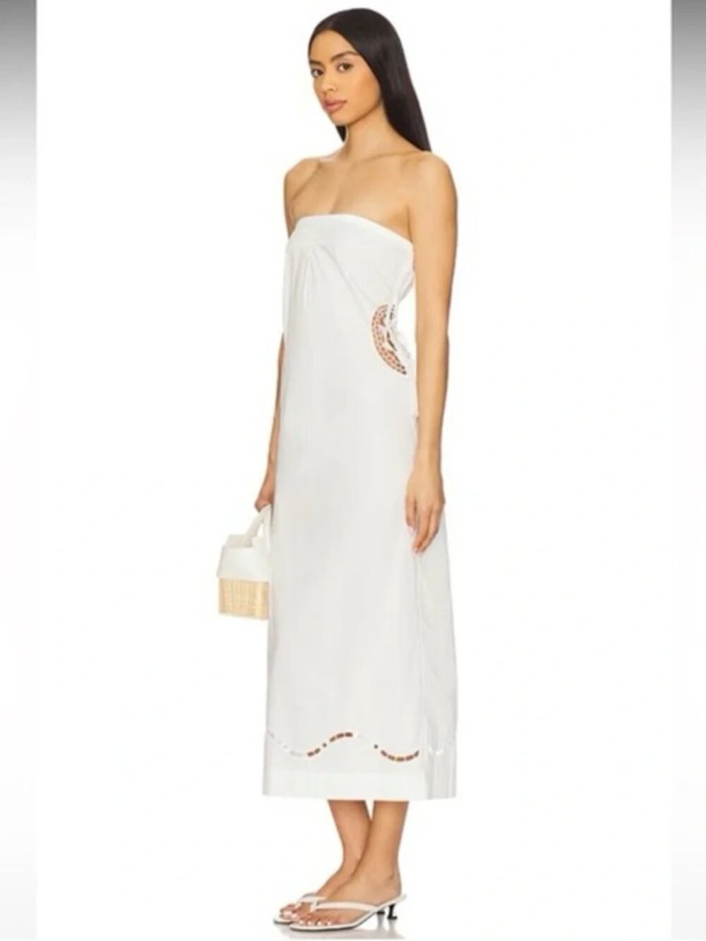 NWT Ciao Lucia Strapless Midi Dress